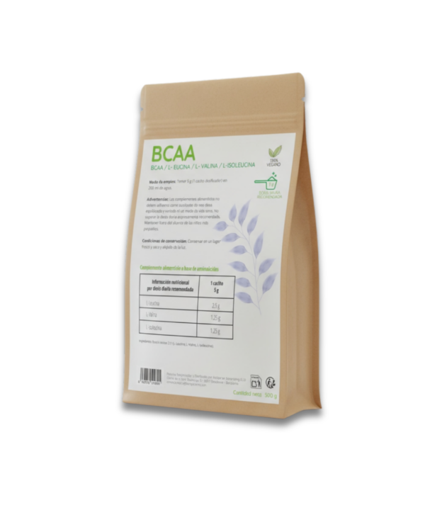 BCAA qué son y para qué sirven — suplemento BCAA Denipharma 500 gr aminoácidos ramificados