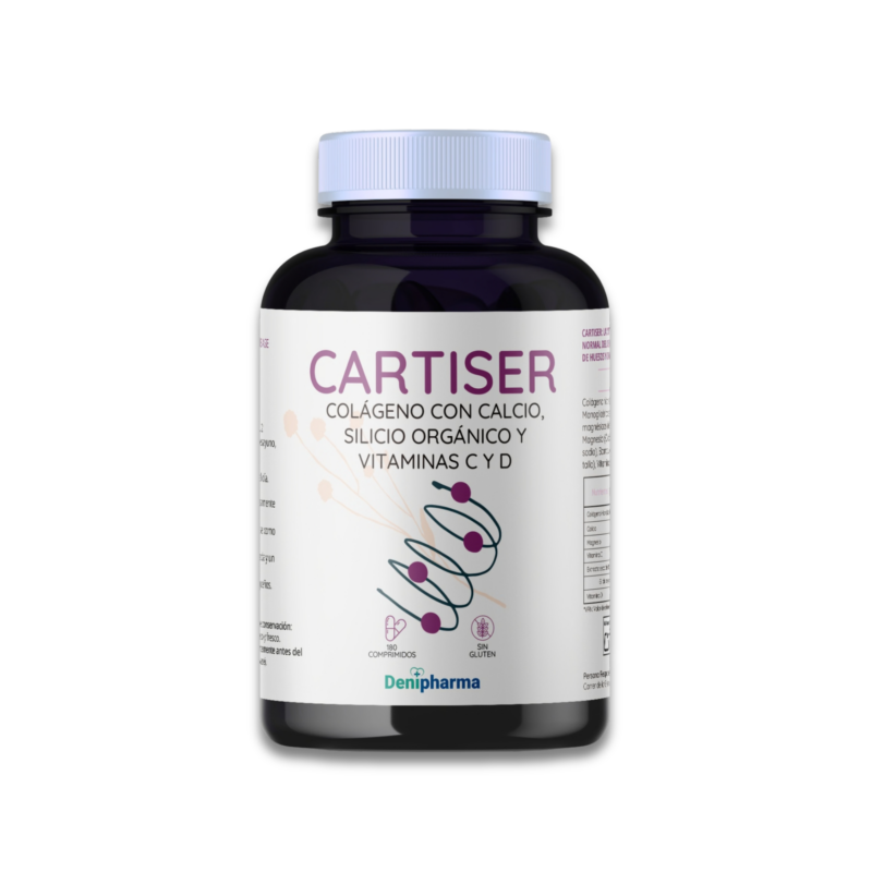 Colágeno para articulaciones — suplemento Cartiser Denipharma colágeno hidrolizado con magnesio