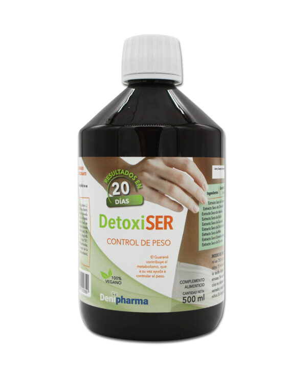Detox natural suplemento — DETOXISER Denipharma 500ml depurativo diurético antioxidante