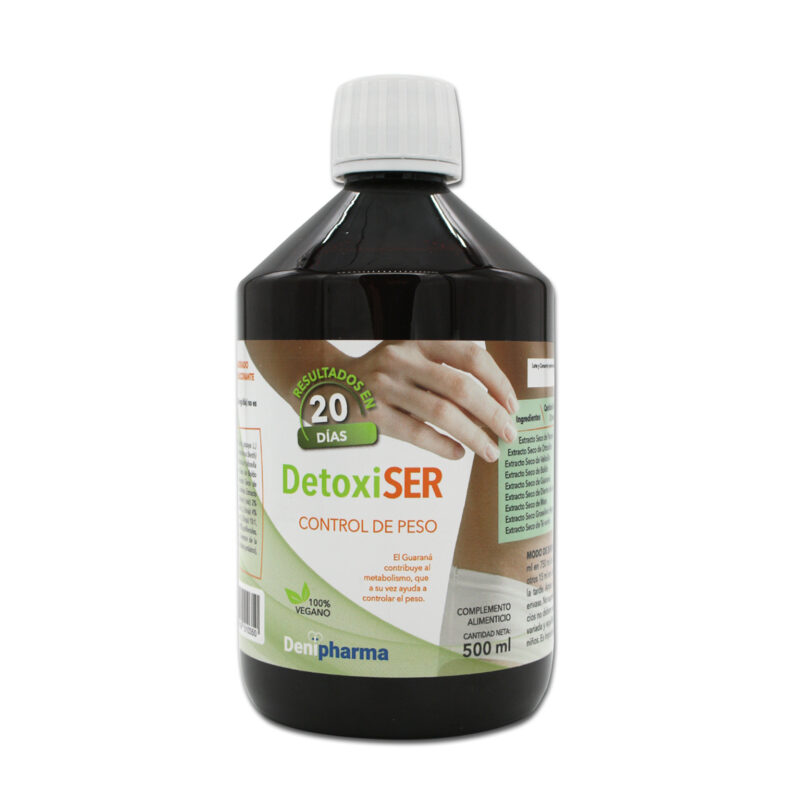 Detox natural suplemento — DETOXISER Denipharma 500ml depurativo diurético antioxidante