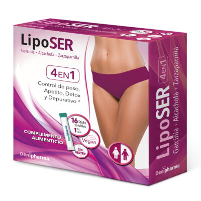 LIPOSER – Elimina la grasa acumulada 4 en 1 – 16 sticks