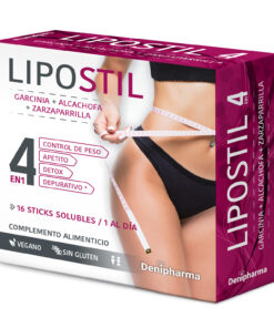 LIPOSTIL – Quemagrasas 4 en 1 para Abdomen, Piernas, Espalda y Brazos - 16 sticks