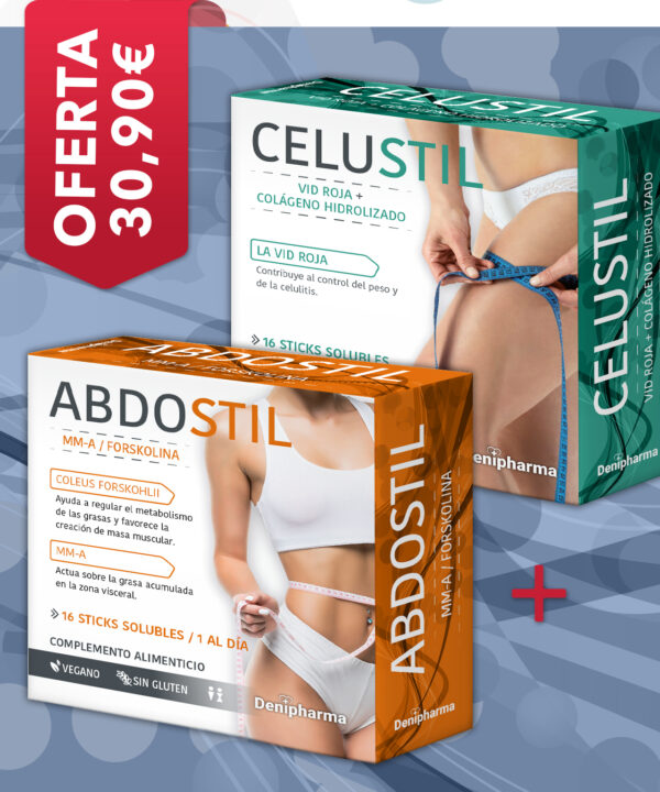 ABDOSTIL + CELUSTIL – Elimina la grasa de la celulitis y el abdomen