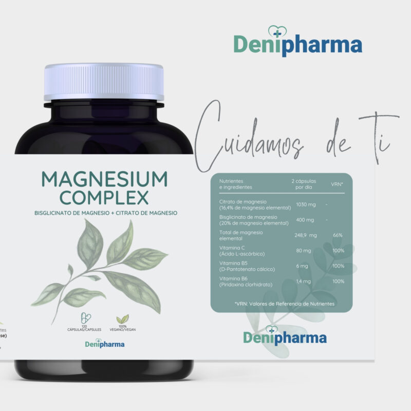Magnesio para qué sirve — suplemento Magnesium Complex Denipharma