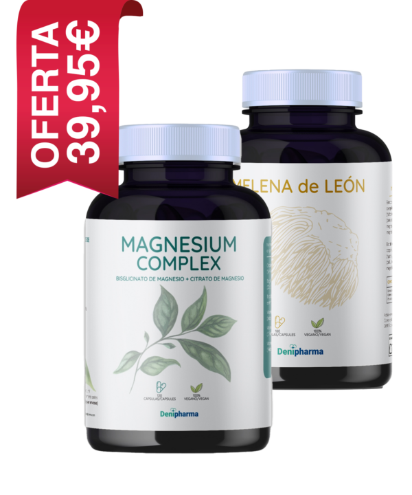 MAGNESIO + MELENA DE LEON – Vitalidad y concentración
