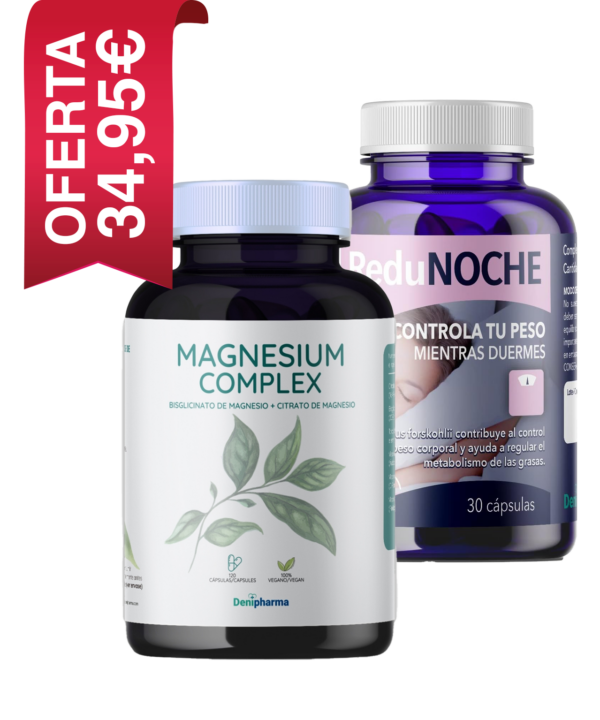 MAGNESIO + REDUNOCHE– El pack que trabaja de noche para tu bienestar de día