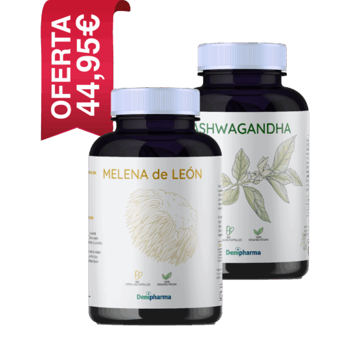 Pack Melena de León - Ashwagandha - La combinación natural para foco y equilibrio.