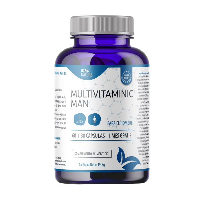 Multivitamínico para qué sirve — suplemento vitaminas y minerales Denipharma hombre mujer senior niños