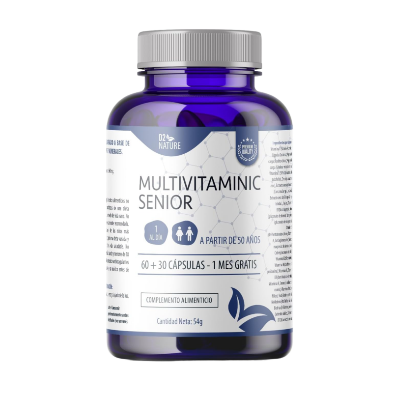 Multivitamínico para qué sirve — suplemento vitaminas y minerales Denipharma hombre mujer senior niños