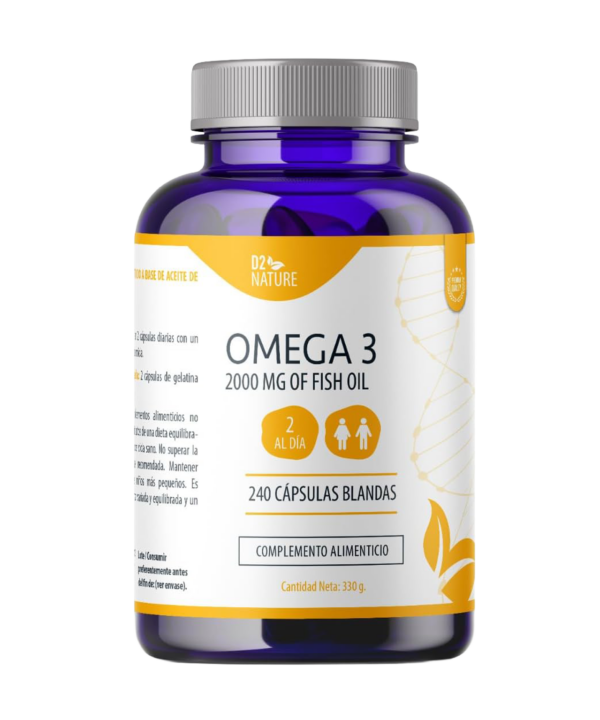 mega 3 para qué sirve — suplemento Omega 3 Denipharma 240 cápsulas
